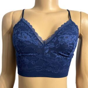 Victoria’s Secret The Lounge Unlined lace longline bralette bra